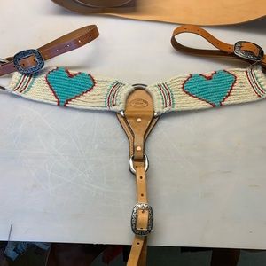 Heart, Mohair Breast Collar for your competitive horse!